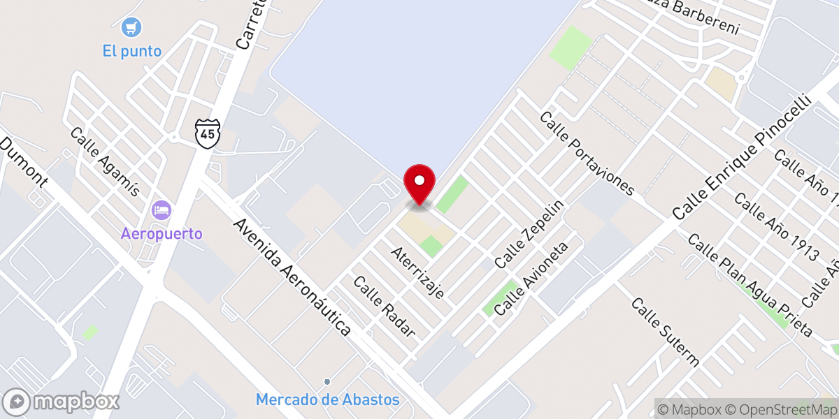 Map showing location of Capilla Católica María Reina