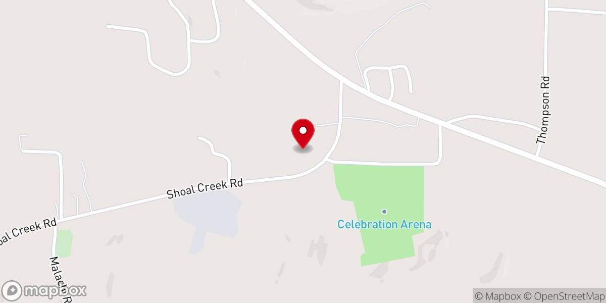 Map showing location of Nature's Trail Church