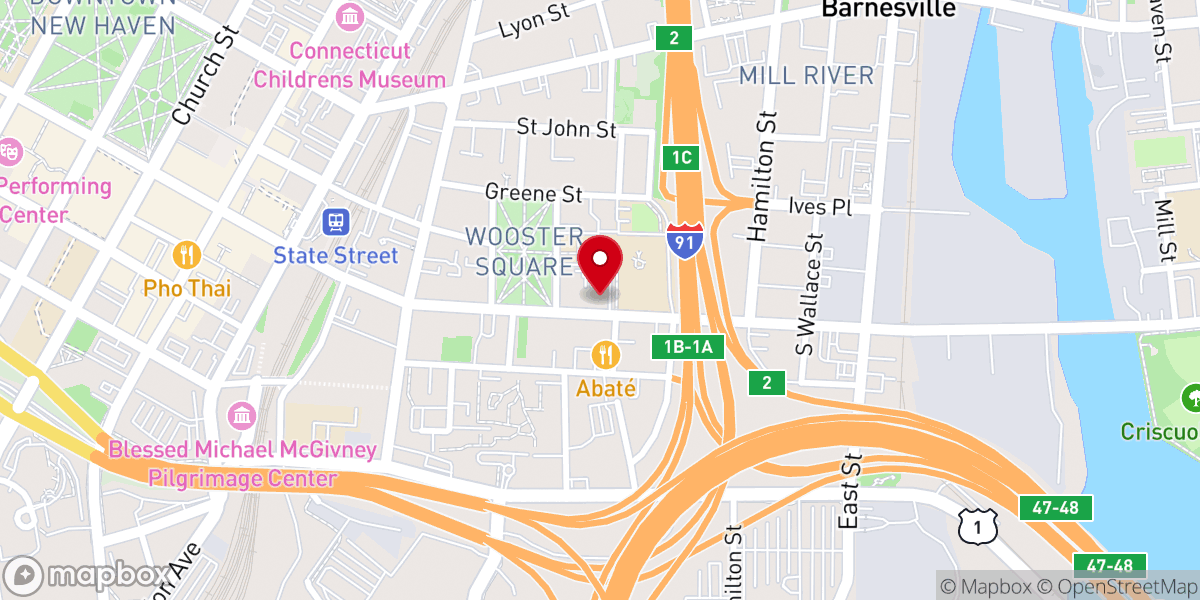 Map showing location of St Andrews Society
