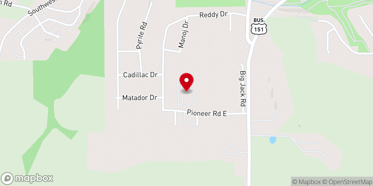 Map showing location of Community Evangelical Free Church