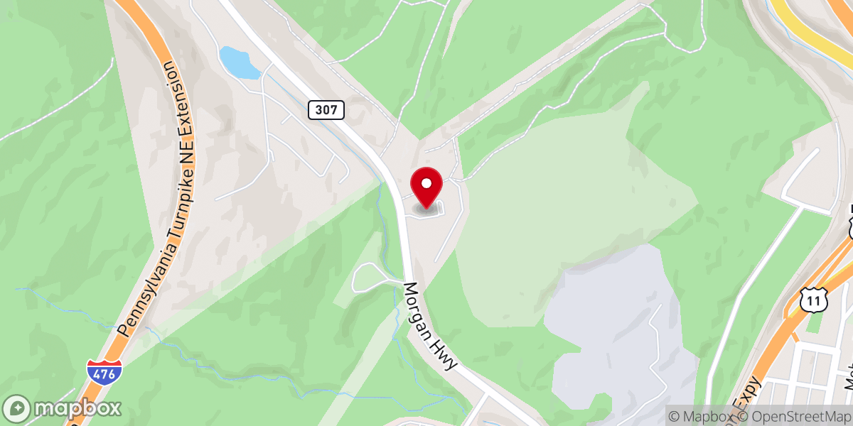 Map showing location of Rock Church Worship Center