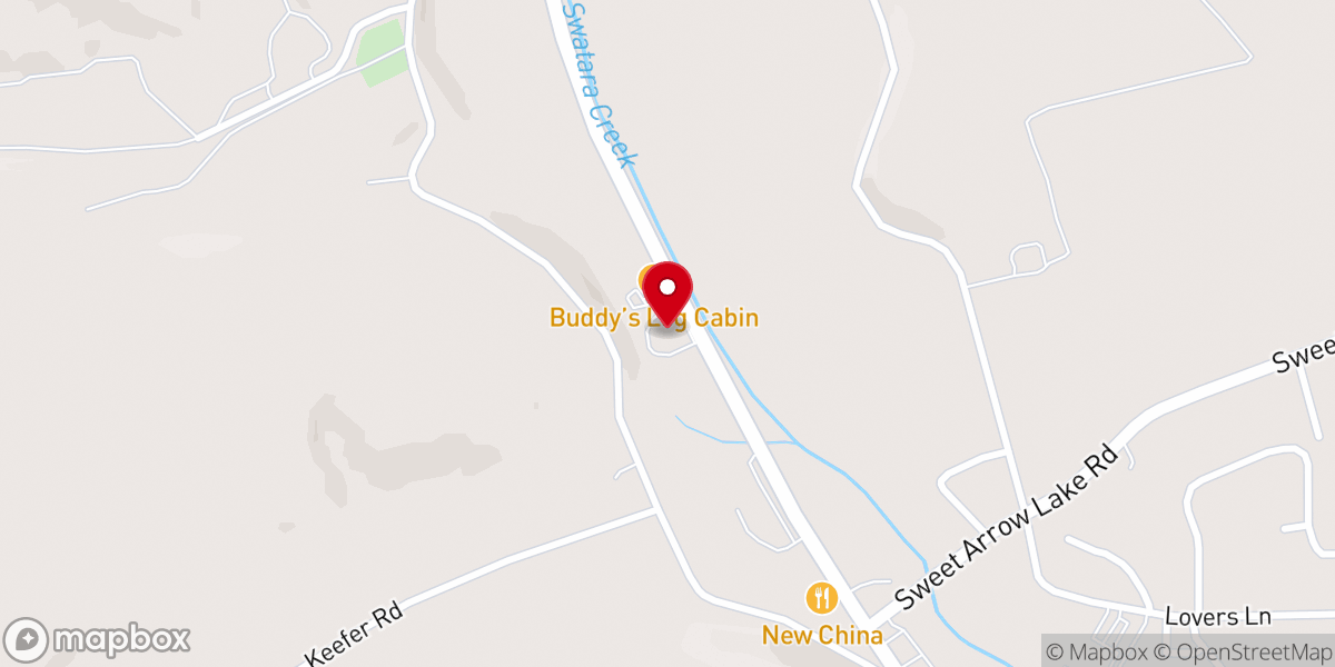 Map showing location of Hidden River Mennonite Church