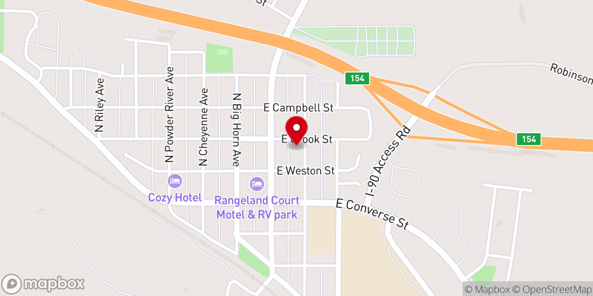 Map showing location of Saint Patrick Catholic Mission