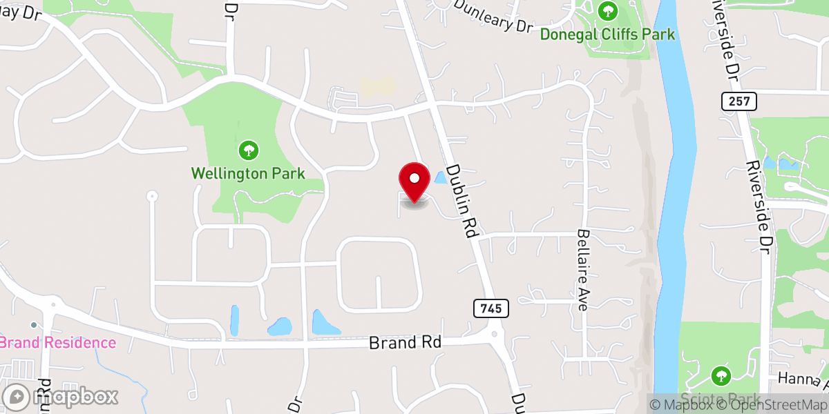 Map showing location of Berean Bible Church