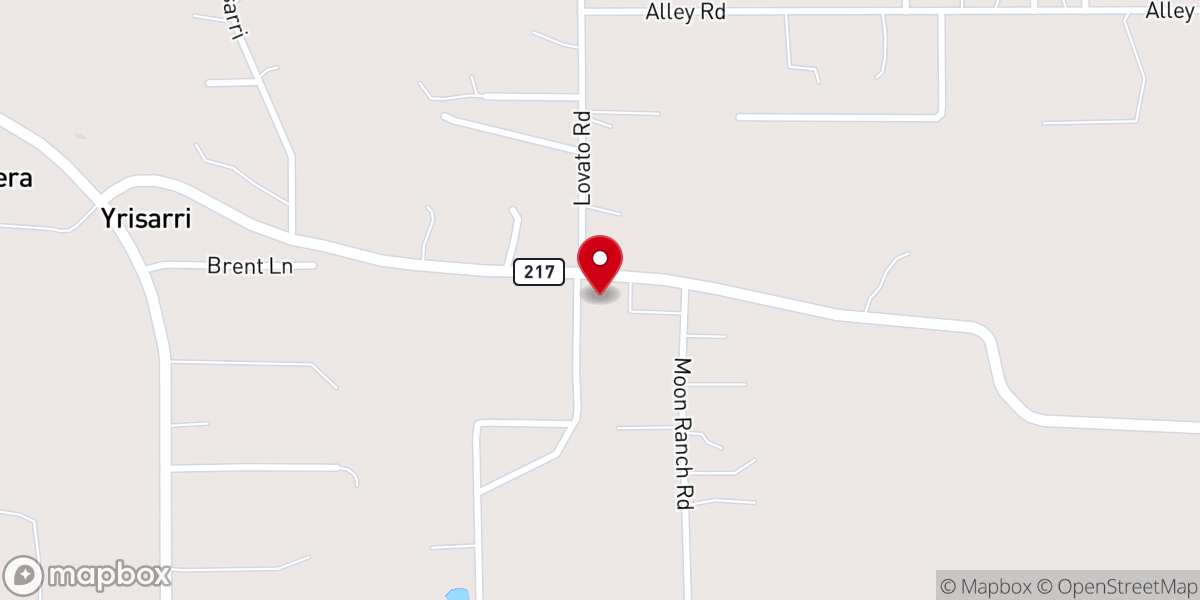 Map showing location of Forest Meadow Baptist Church
