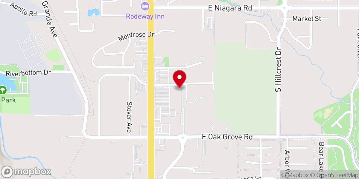 Map showing location of Calvary Chapel of Montrose
