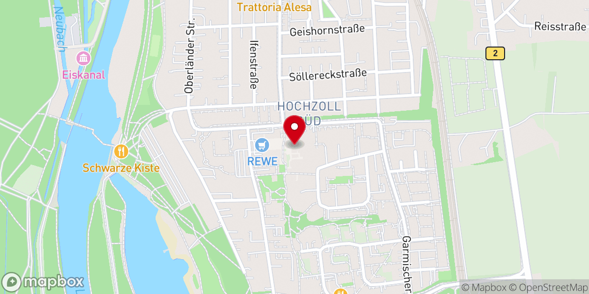 Map showing location of Zwölf-Apostel-Kirche