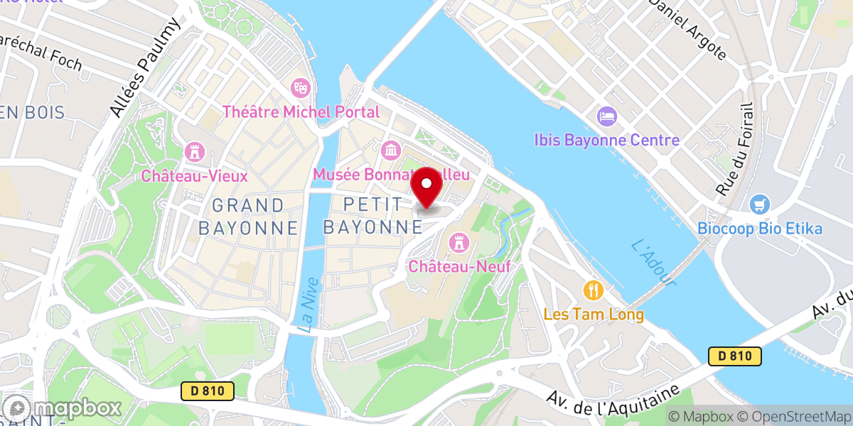 Map showing location of Église Saint-André