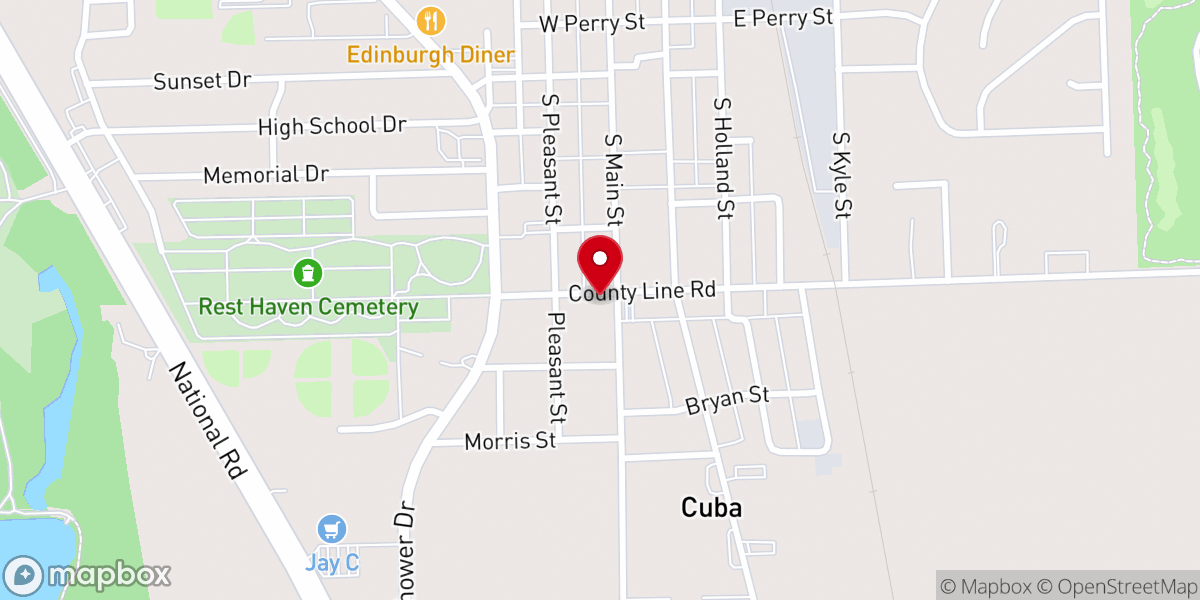 Map showing location of Apostolic Tabernacle of Edinburgh