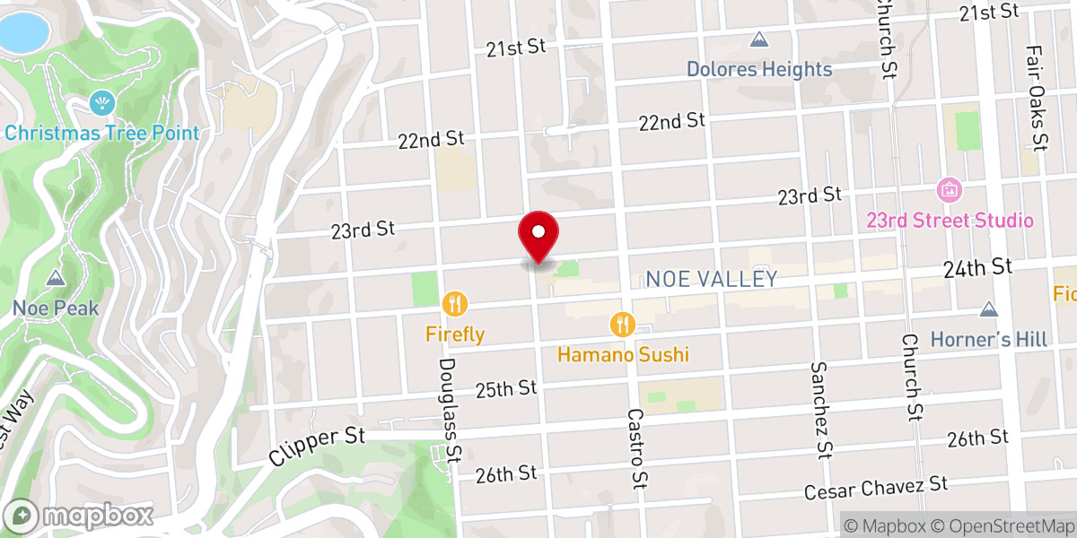 Map showing location of Saint Philip the Apostle Church