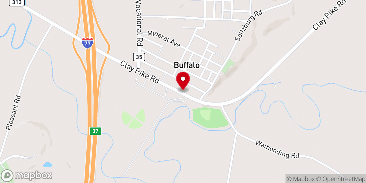 Map showing location of Grace Fellowship Church