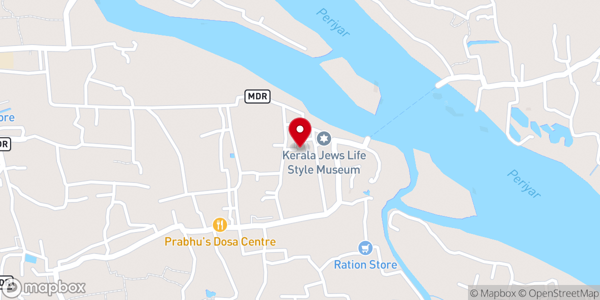 Map showing location of Holy Cross Church