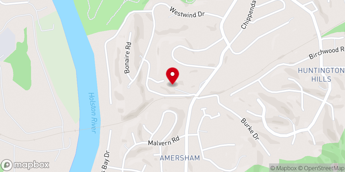 Map showing location of Clouds Bend United Methodist