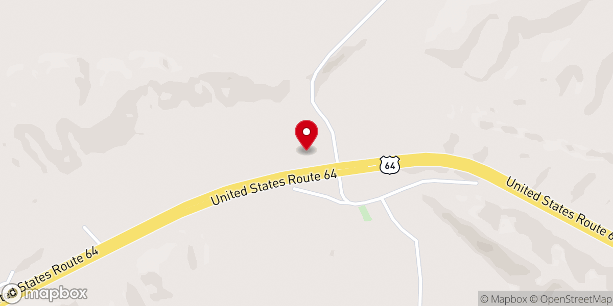Map showing location of Wayne Furnace church of Christ
