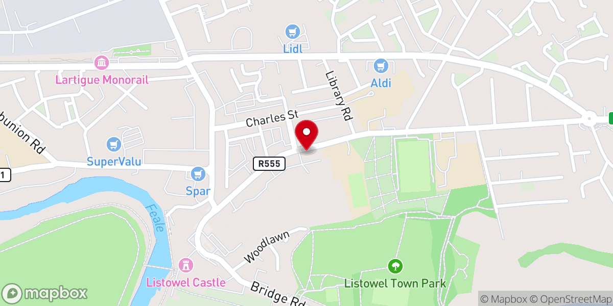 Map showing location of Changes Hair & Beauty