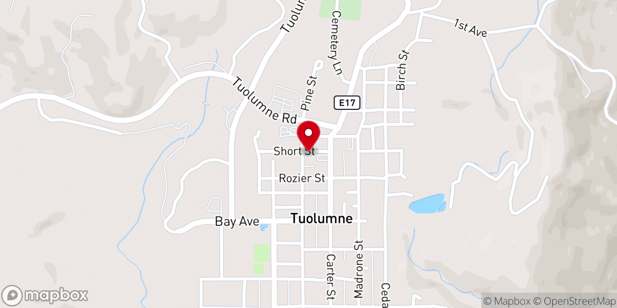 Map showing location of Community Assembly Church - Food Distribution Center