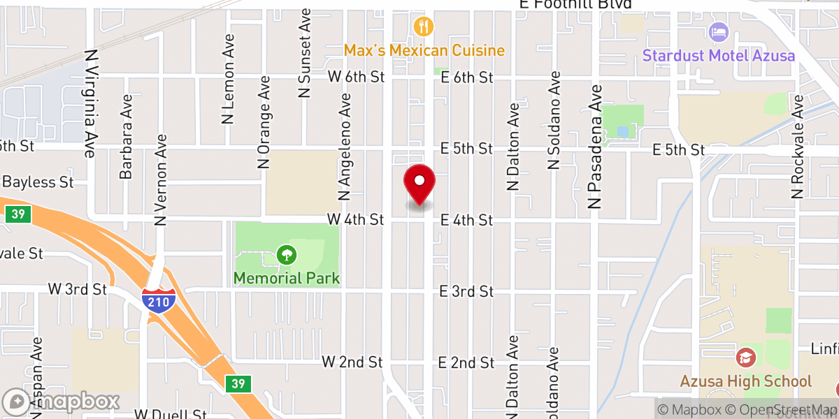 Map showing location of Redeemed Life Church Food Pantry
