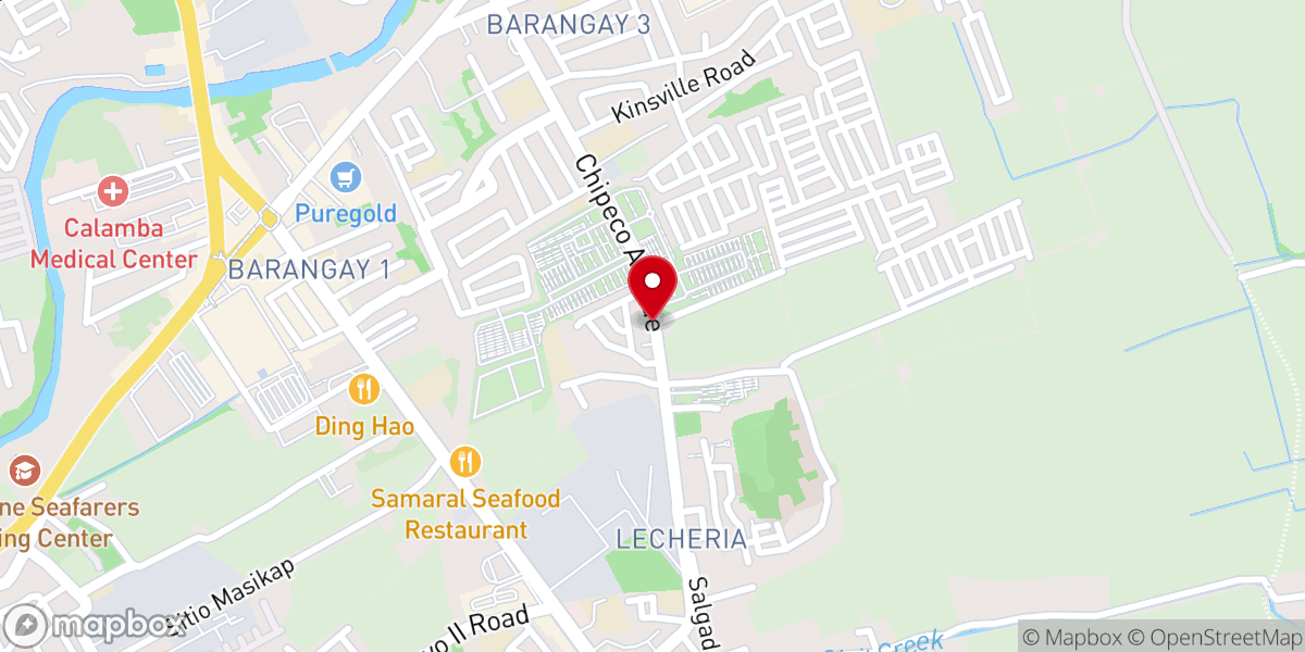 Map showing location of San Isidro Labrador Chapel