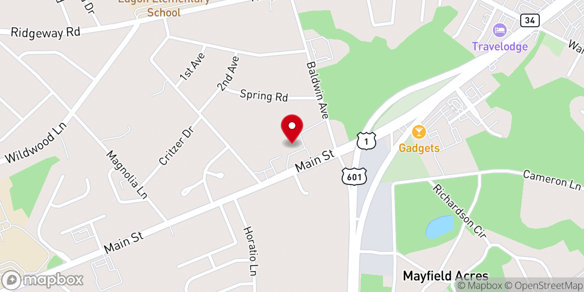 Map showing location of Redemption Church Lugoff