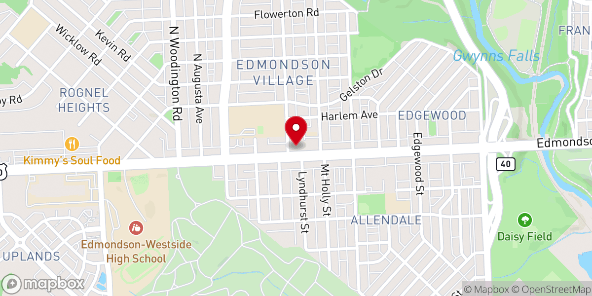 Map showing location of The Connexion Point Church