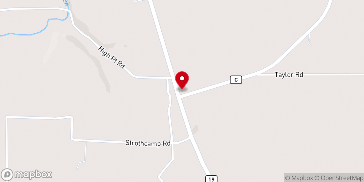 Map showing location of Trinity Chapel Presbyterian