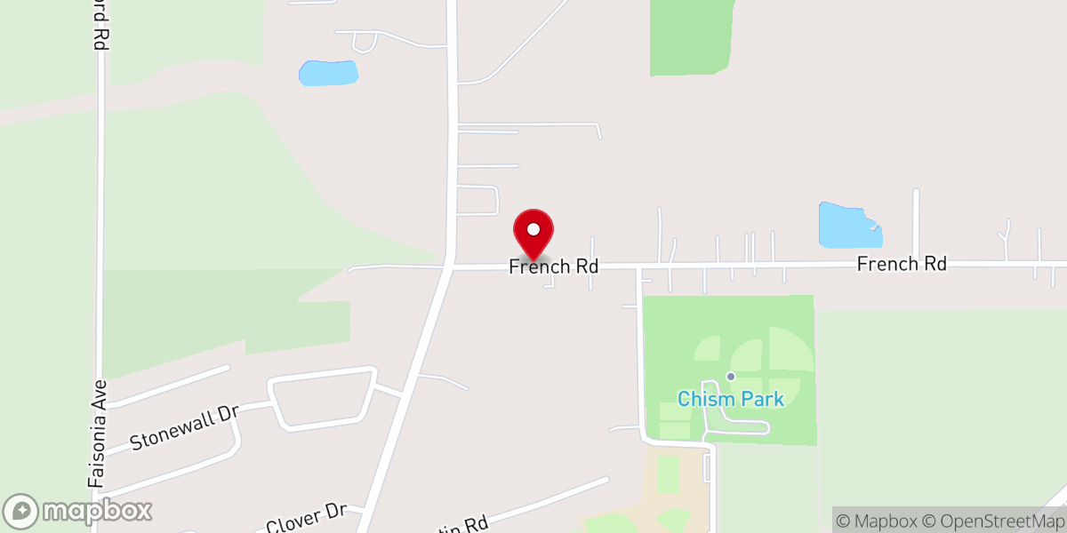 Map showing location of Union Grove Missionary Baptist