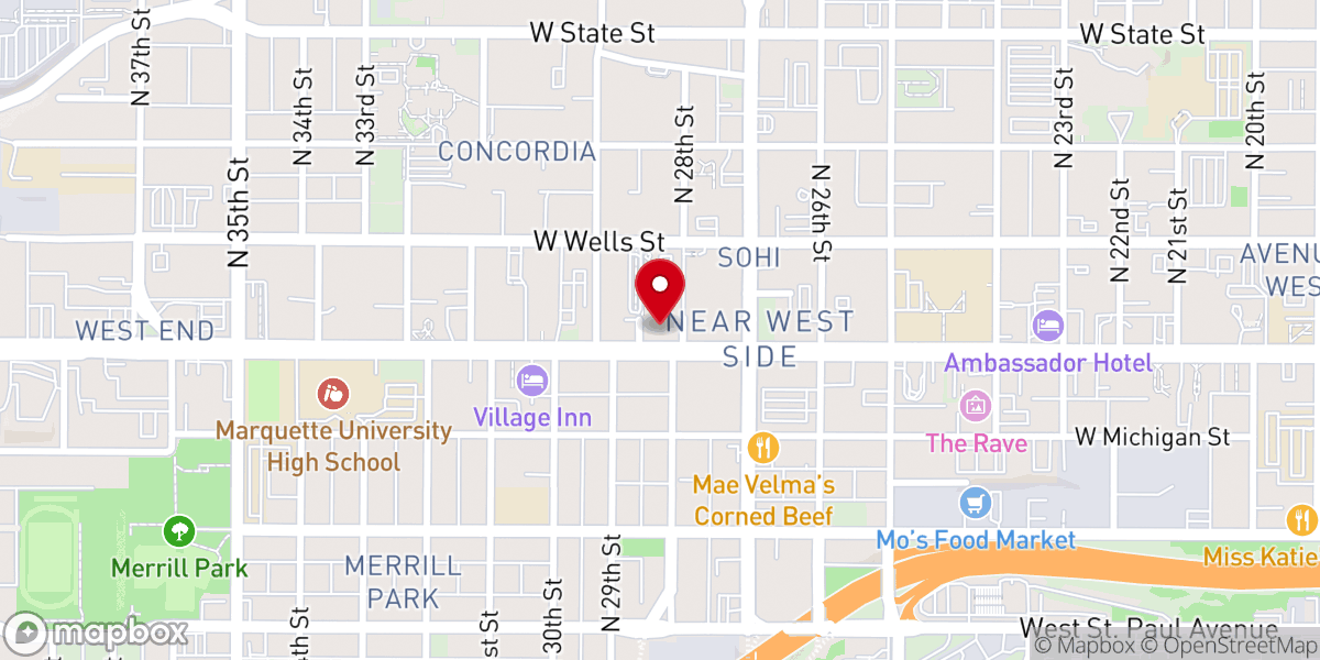 Map showing location of Amazing Faith Ministries