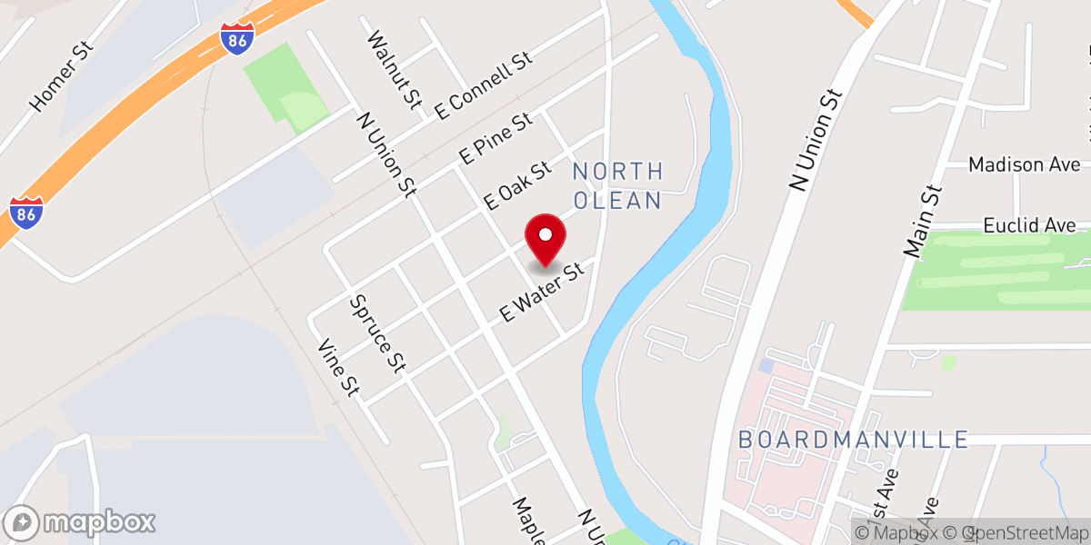 Map showing location of St. Joseph Maronite Catholic Church