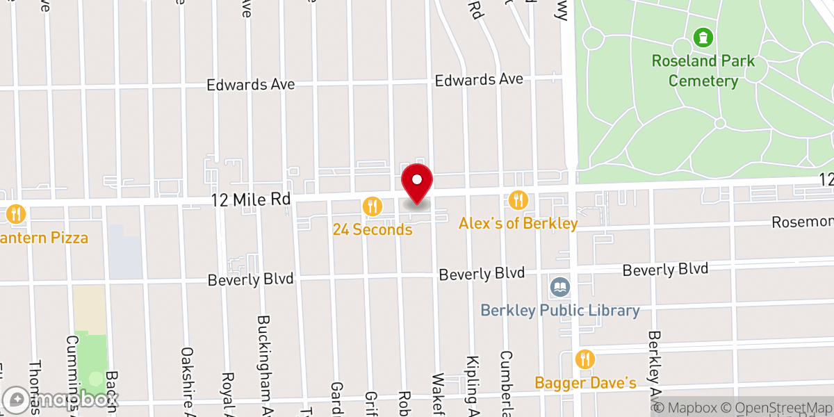 Map showing location of Hope in Christ Bible Church