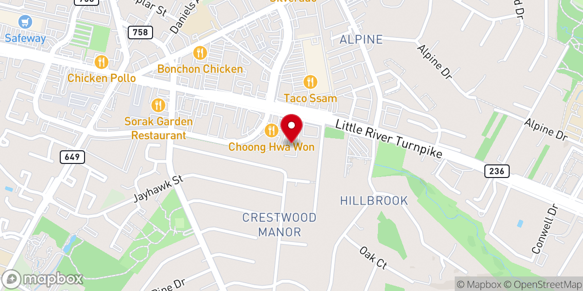 Map showing location of Tea-Do Annandale