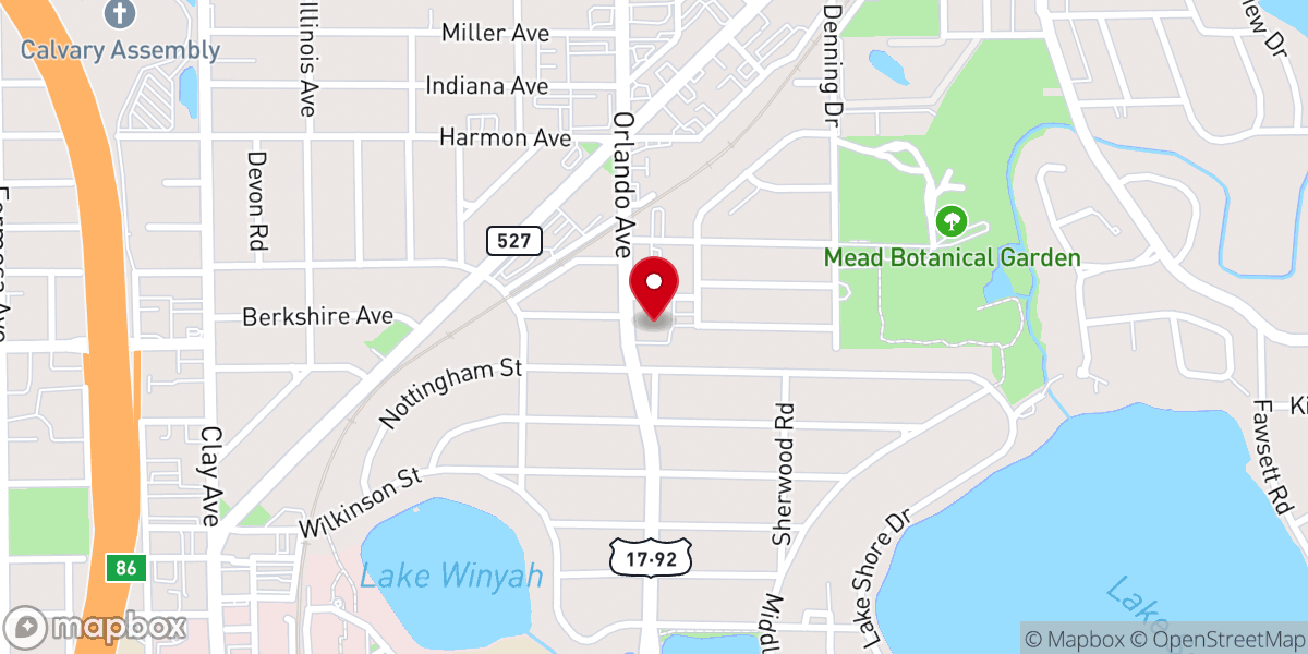 Map showing location of St. John Evangelical Lutheran Church (ELCA)