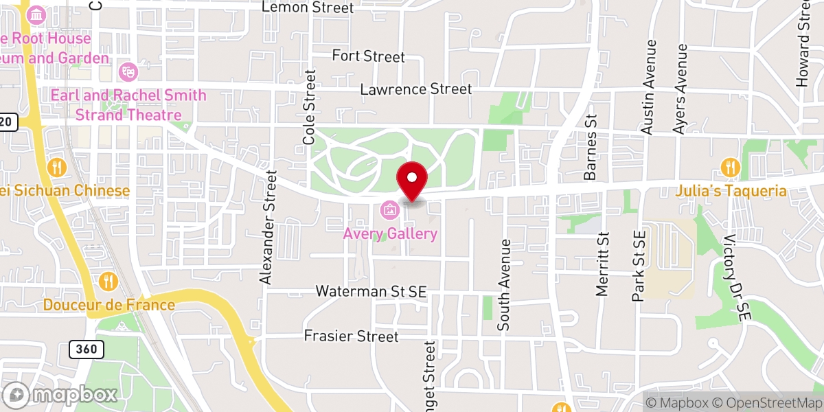 Map showing location of Greater Community Church of God in Christ