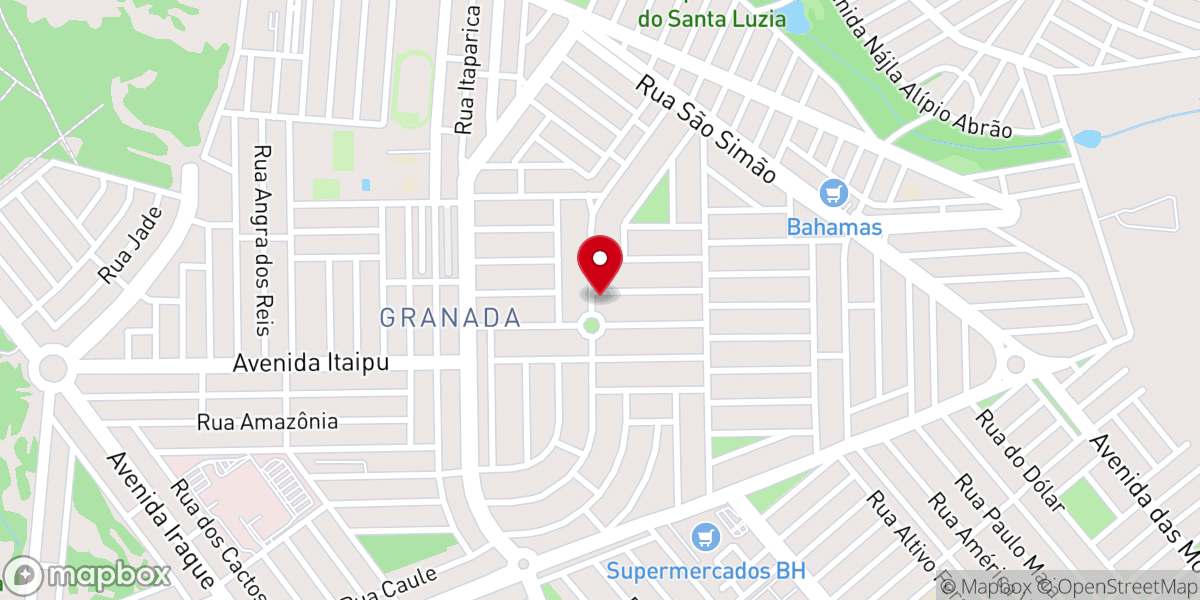 Map showing location of Imaculado Coração de Maria