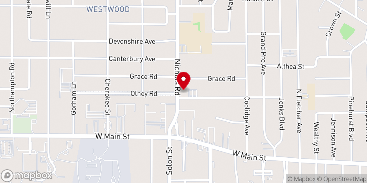 Map showing location of Good Shepherd Presbyterian Church (PCA)