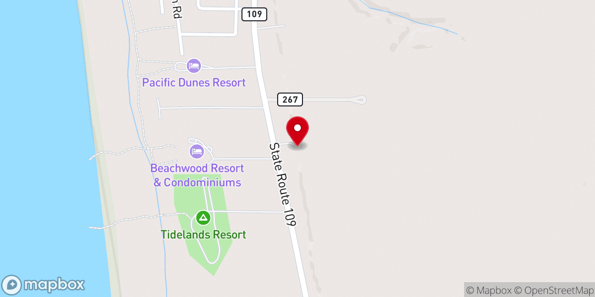 Map showing location of Sursum Corda Retreat Center