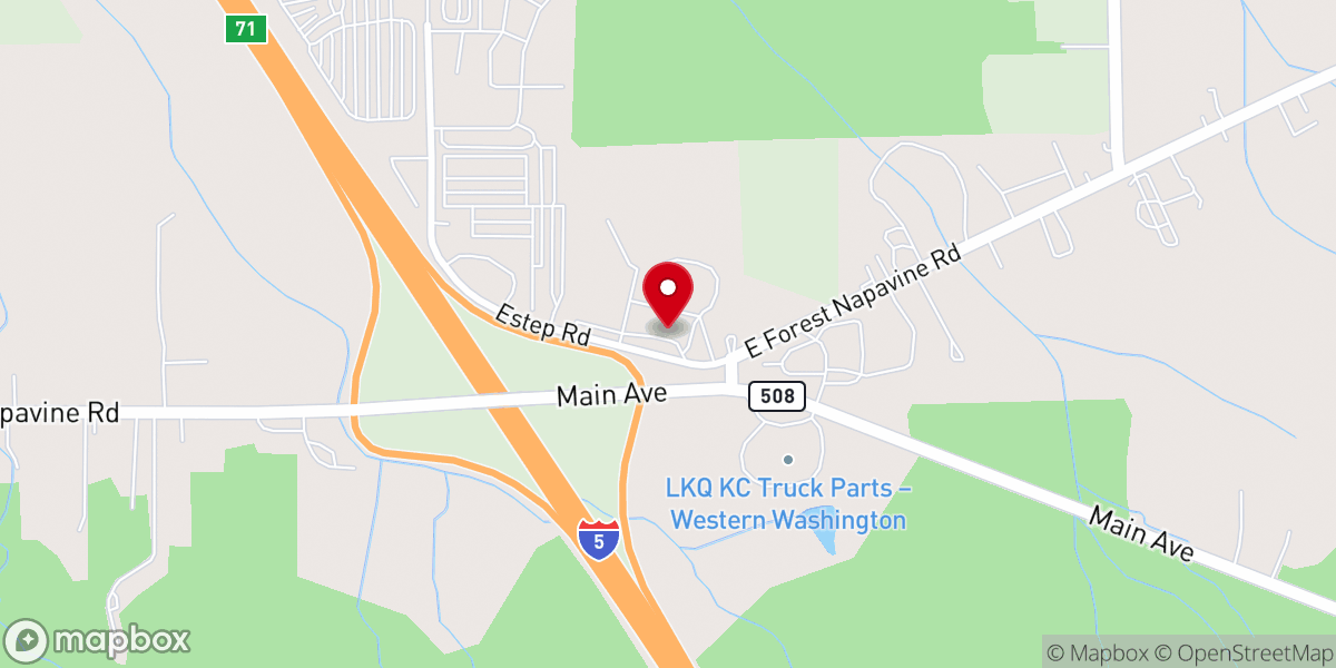 Map showing location of Eagle Truck Plaza