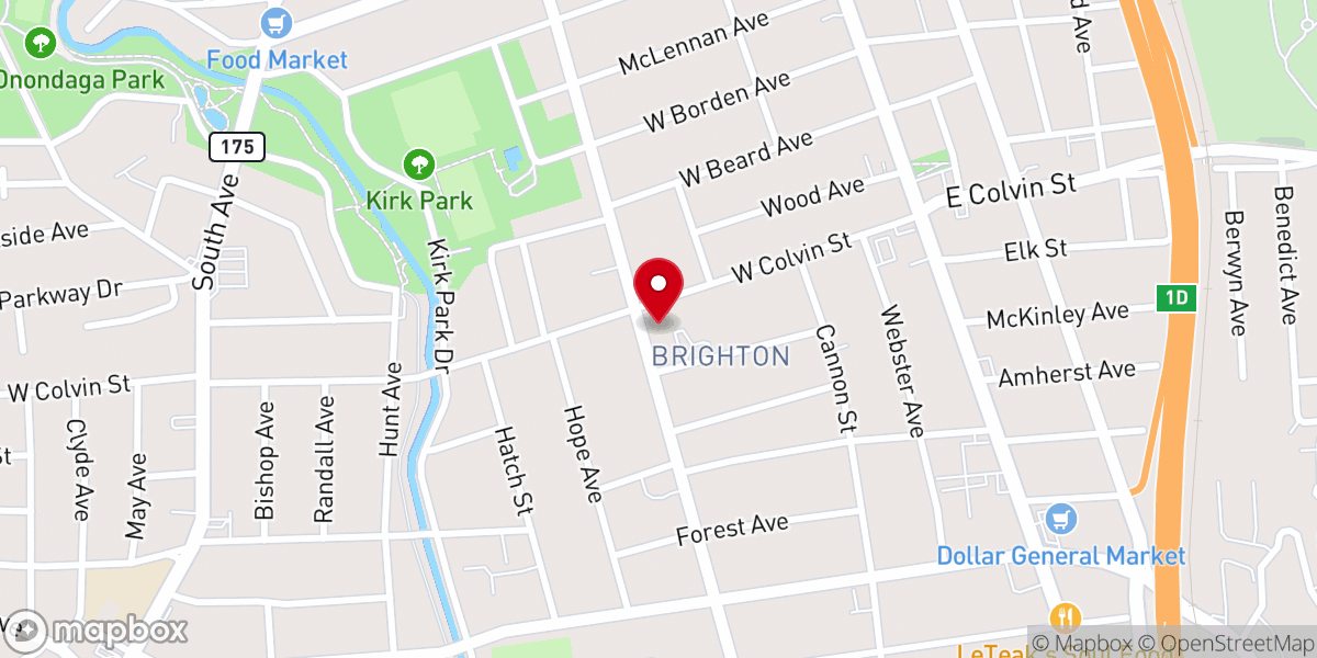 Map showing location of St Anthony of Padua Catholic Church