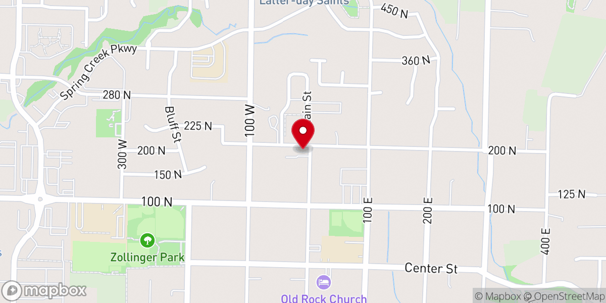 Map showing location of Cache Valley Assisted Living and Memory Care