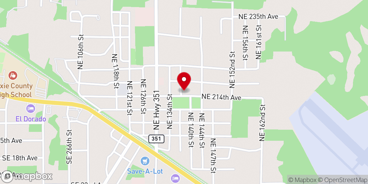 Map showing location of First United Methodist Church