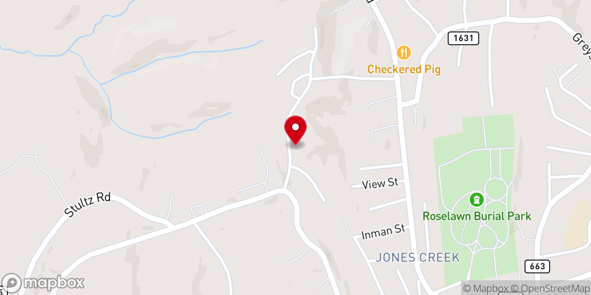 Map showing location of Mt Pisgah Joyland Temple