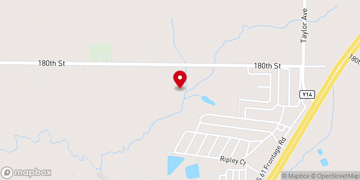 Map showing location of Spring Valley Bible Camp