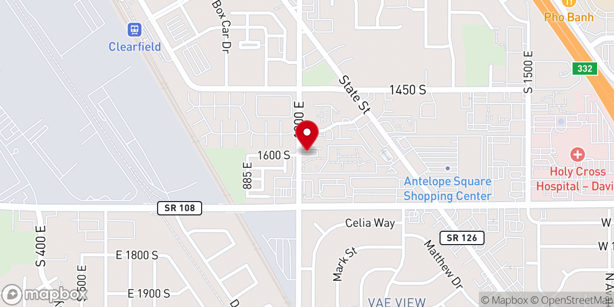 Map showing location of Iglesia Cristiana Unidad Familiar - IDP