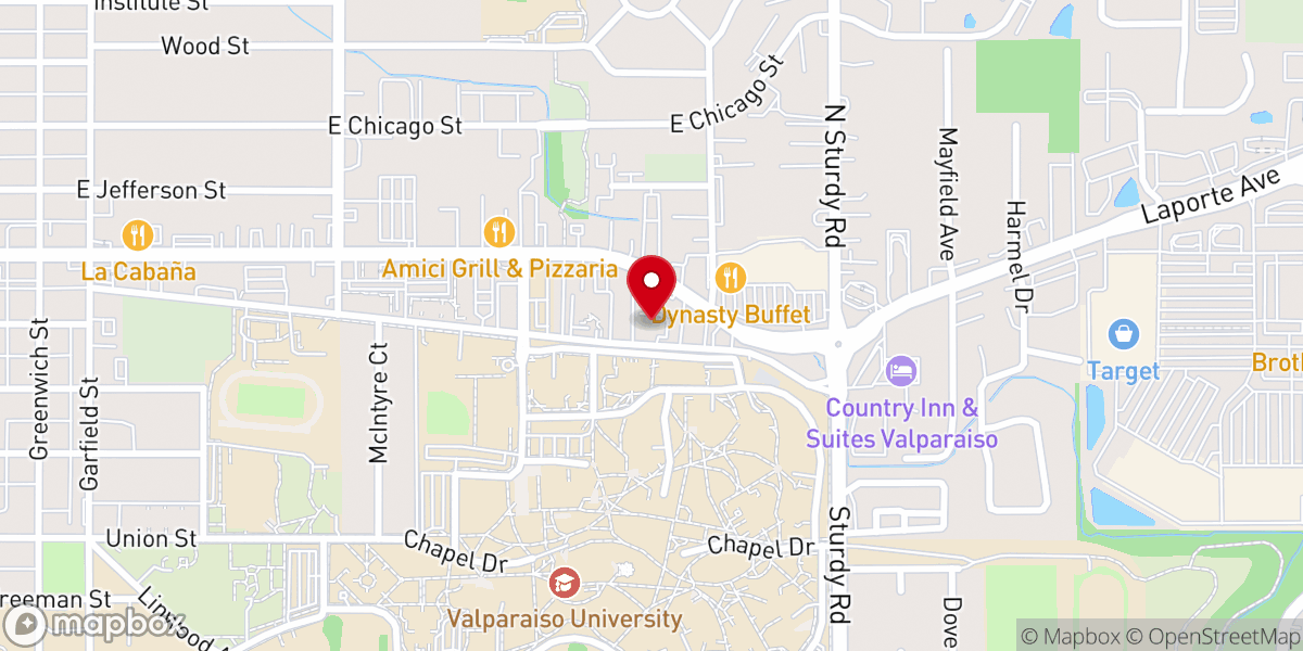 Map showing location of Life Bridge Christian Church