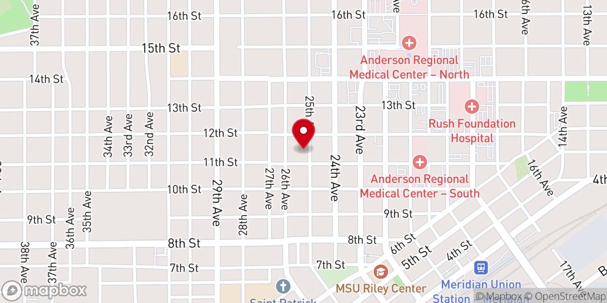 Map showing location of Salvation Army