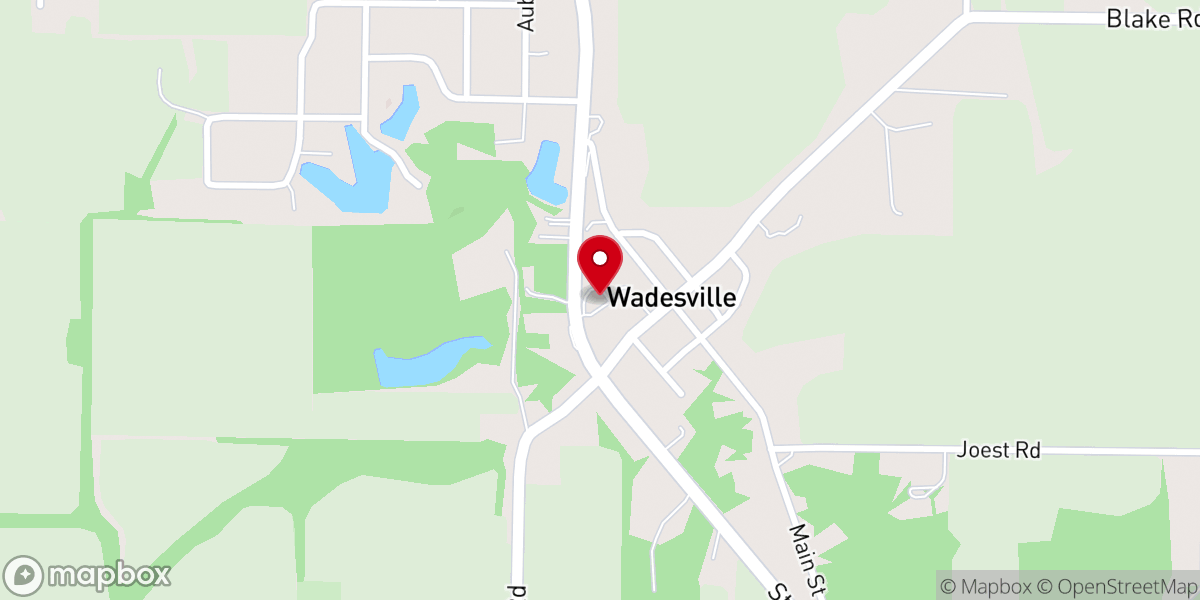 Map showing location of Christian Church Day Care Center