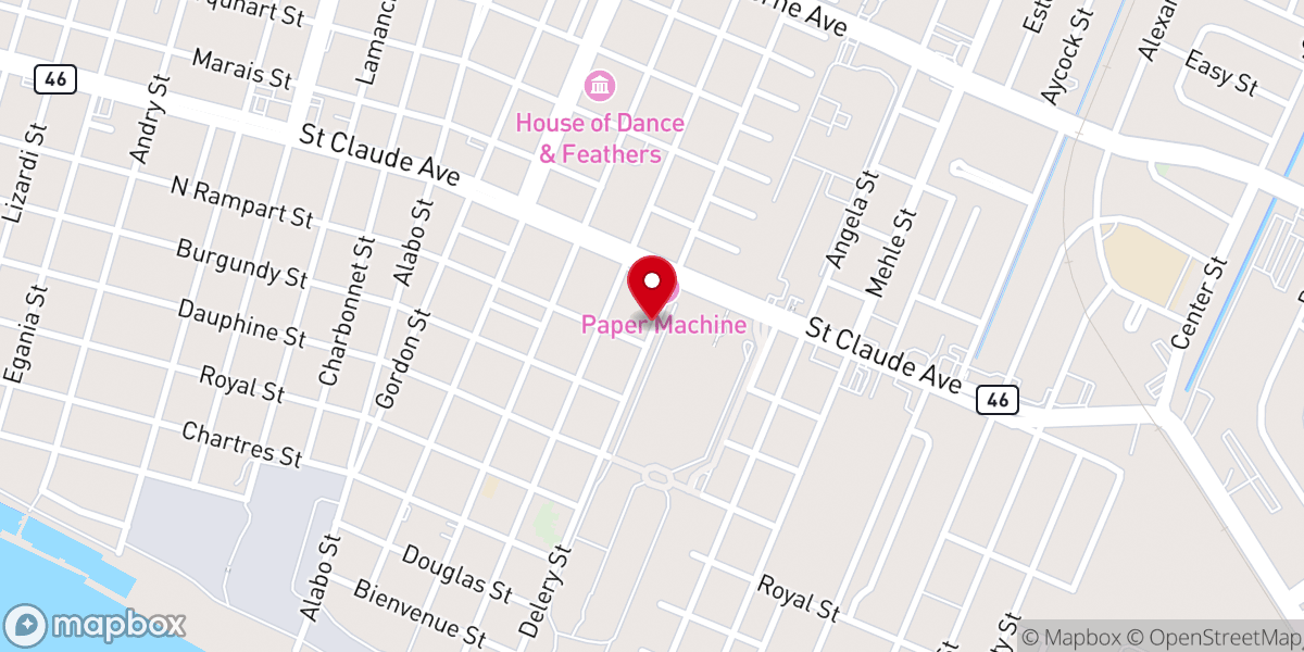 Map showing location of Holy Bible Baptist Church