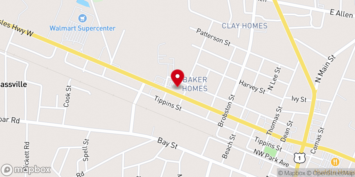 Map showing location of Celebration Church