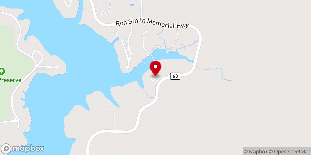 Map showing location of East Bay Camp