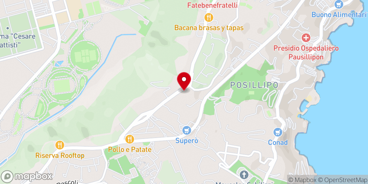Map showing location of Parrocchia Corpus Christi e Regina del Rosario