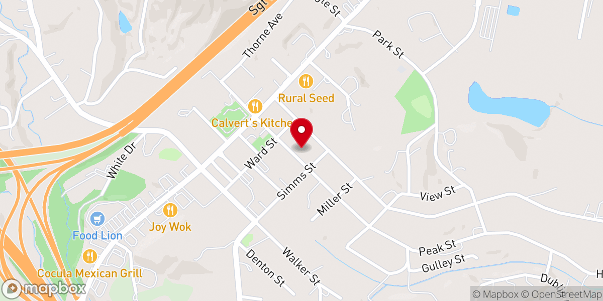 Map showing location of Foundation Community Church